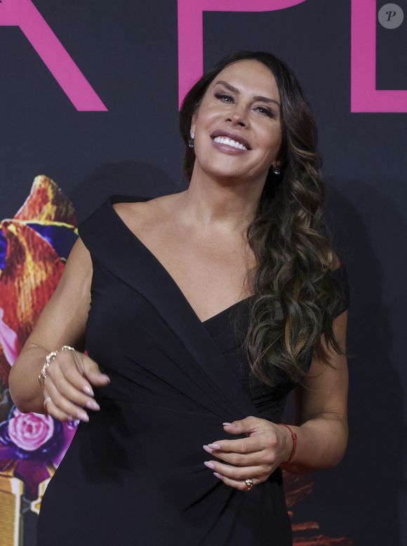 Karla Sofía Gascón au photocall de la première du film Emilia Perez à Mexico le 15 janvier 2025. Agence / Bestimage