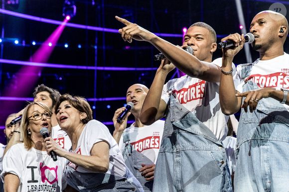 Spectacle des Enfoirés à Bordeaux le 28 janvier 2019. © Cyril Moreau/Bestimage
