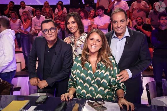 Exclusif - Olivier Dartigolles, Valérie Benaim, Géraldine Maillet, Laurent Fontaine - Emission "Tout beau, tout n9uf" présentée par C. Hanouna sur W9 à Paris le 10 septembre 2025 © Jack Tribeca / Bestimage