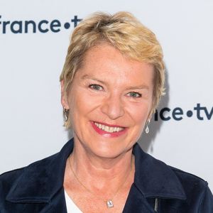 Élise Lucet lors du photocall dans le cadre de la conférence de presse de France Télévisions au Pavillon Gabriel à Paris, France, le 24 août 2021. Pierre Perusseau/Bestimage