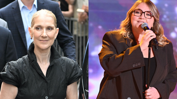 Dans le nouveau clip de Céline Dion "Dansons" tourné à Paris, Lola Dubini, le fils d'un ancien champion français et sa compagne