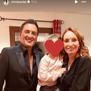 Christelle Bardet, sa fille Célestine et Dany Brillant dans les coulisses du festival organisé par Laurent Gerra.