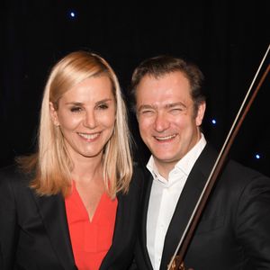 Laurence Ferrari et son mari Renaud Capuçon - Inauguration de la statue de cire de "Renaud Capuçon" au musée Grévin à Paris le 9 mars 2020.

© Coadic Guirec/Bestimage