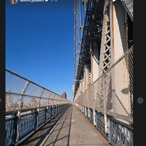 Laurent Jalabert en vacances à New-York avec sa compagne Marion