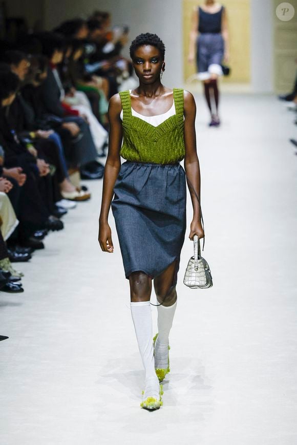Défilé Prada "Collection Prêt-à-Porter Automne/Hiver 2026-2027" lors de la Fashion Week de Milan, le 26 février 2026.

©Bestimage