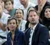 Côté vie privée, il partage la vie d'Anne Mottet qui travaille au sein de l'Organisation des Nations unies pour l'alimentation et l'agriculture (FAO) à Rome
Thomas Pesquet et sa compagne Anne Mottet - Les célébrités en tribunes pendant l'épreuve de basketball de Demi-Finale opposant la France à l'Allemagne lors des Jeux Olympiques de Paris 2024 (JO) à l'Arena Bercy, à Paris, France, le 8 août 2024. © Jacovides-Perusseau/Bestimage