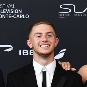 Inoxtag, Michou et Elsa Bois au photocall de la cérémonie d'ouverture de la 61ème édition du Festival de Télévision de Monte-Carlo au Grimaldi Forum, à Monaco, le 17 juin 2022. © Bruno Bebert/Bestimage