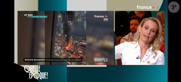 Ce besoin de tranquillité fait directement écho à son dernier voyage très angoissant à Dubaï.

Elodie Gossuin invitée dans l'émission "Quelle époque !" sur France 2 le 14 mars 2026