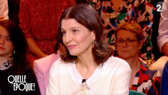 Christine Dupont de Ligonnès, la soeur de Xavier venue promouvoir son livre intitulé "Xavier, mon frère, présumé innocent" sur le plateau de "Quelle époque".