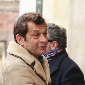 Laurent Mariotte assistant à la cérémonie d'enterrement de Jean-Luc Petitrenaud à l'église Saint-Pierre du Gros Caillou dans le 7e arrondissement de Paris, France, le 17 janvier 2025. Photo par Nasser Berzane/ABACAPRESS.COM