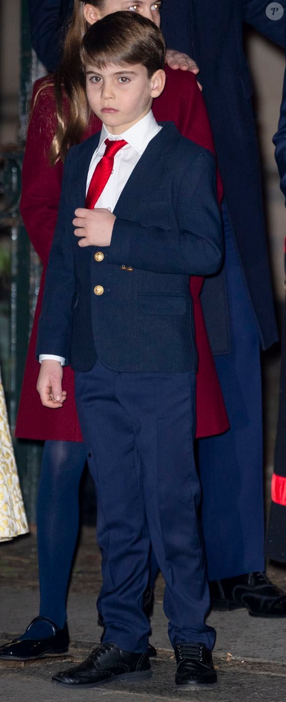 Le prince Louis de Galles - La famille royale d'Angleterre assiste à la messe "Together At Christmas Carol" à l'abbaye de Westminster à Londres, Royaume-Uni le 6 Décembre, 2024