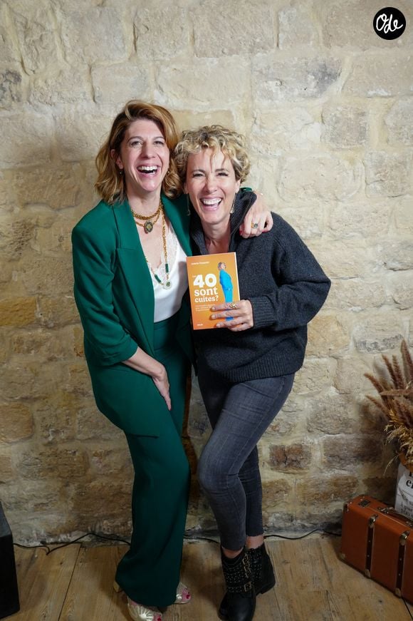 Exclusif - Juliette Tresanini, Noémie de Lattre - Lancement du 3ème livre de Juliette Tresanini "Les 40 sont cuites ?" à l'atelier Rachel Klein Paris le 6 mai 2025. © Anne-Sophie Guebey / Bestimage