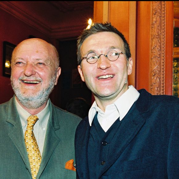 Archives - Jean-Pierre Coffe et Laurent Ruquier lors du Prix Courteline en 1999. (Bestimage)