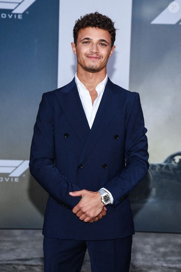 Lando Norris sur le tapis rouge de la première new-yorkaise de "F1 : The Movie" au Radio City Music Hall à New York, 16 juin 2025. Photo par Anthony Behar/SPUS/ABACAPRESS.COM
