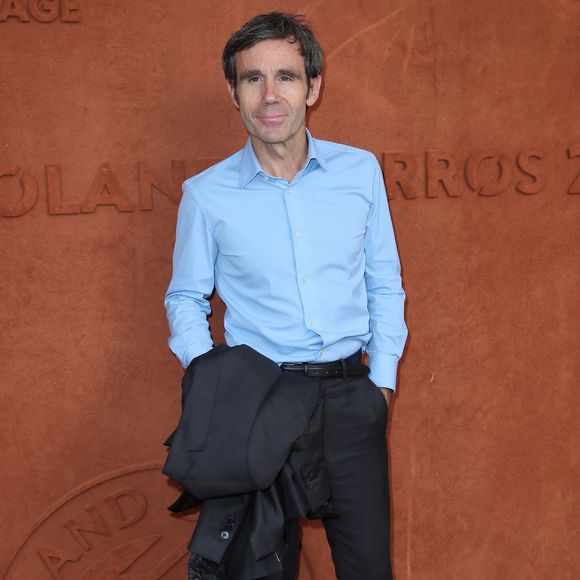 David Pujadas au village lors des internationaux de tennis de Roland Garros à Paris le 8 juin 2018. © Cyril Moreau / Bestimage