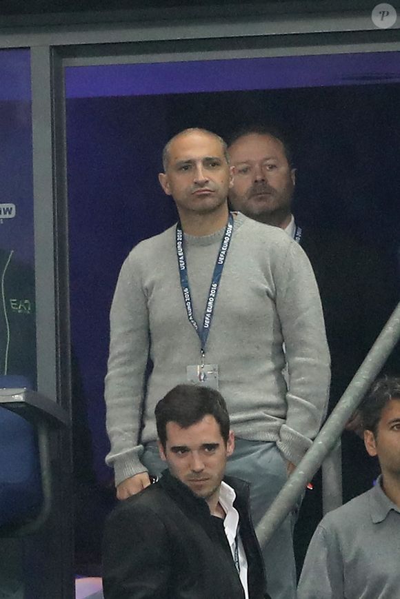 Thomas Fabius lors du match du quart de finale de l'UEFA Euro 2016 France-Islande au Stade de France à Saint-Denis, France le 3 juillet 2016. © Cyril Moreau/Bestimage