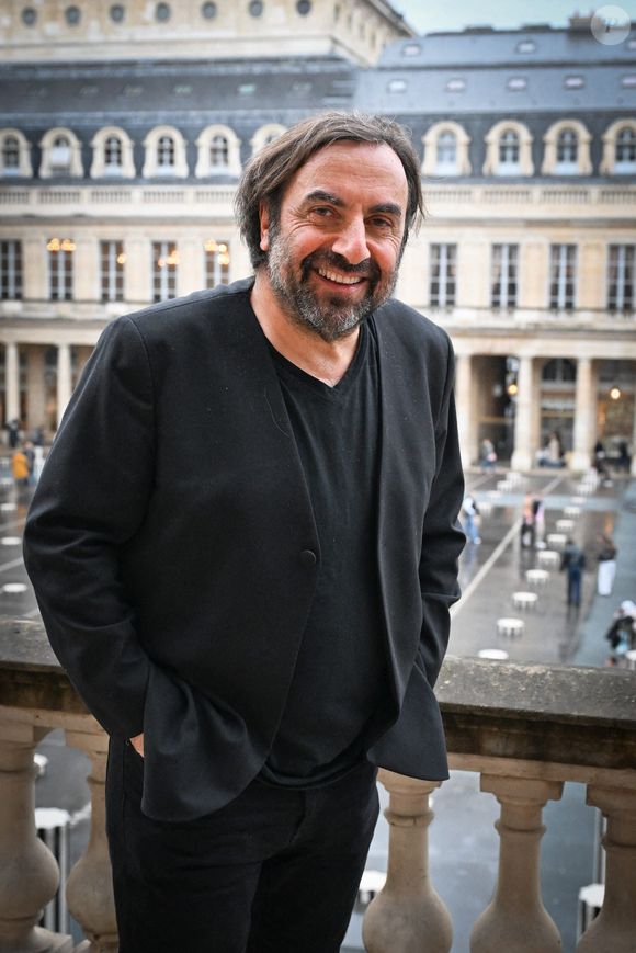 Andre Manoukian, auteur-compositeur et pianiste lors de l'"Improvisation musicale : Actions", dans le cadre de la mission d'André Manoukian de promouvoir l'improvisation dans l'éducation musicale, le 20 février 2025 au ministère de la culture à Paris. Photo by Tomas Stevens/ABACAPRESS.COM