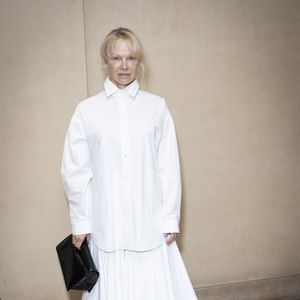 Pamela Anderson - Photocall du défilé Jacquemus au 51 rue Raynouard lors de la Fashion Week Masculine prêt-à-porter Automne/Hiver 2025-2026 à Paris, le 26 janvier 2025. 
© Olivier Borde / Bestimage