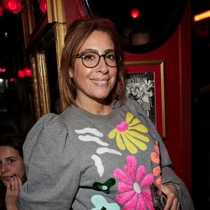 Léa Salamé - Inauguration du Michou Comedy Club avec Gad Elmaleh à Paris le 17 mars 2025. © Cyril Moreau/Bestimage