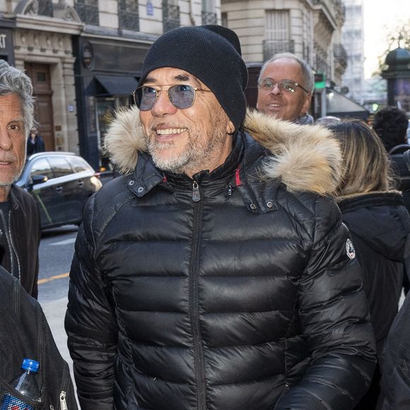 Exclusif - Pascal Obispo - Personnalités à la conférence spectacle de Al Pacino "An evening with Al Pacino" à la salle Pleyel à Paris le 25 avril 2023. Agence / Bestimage