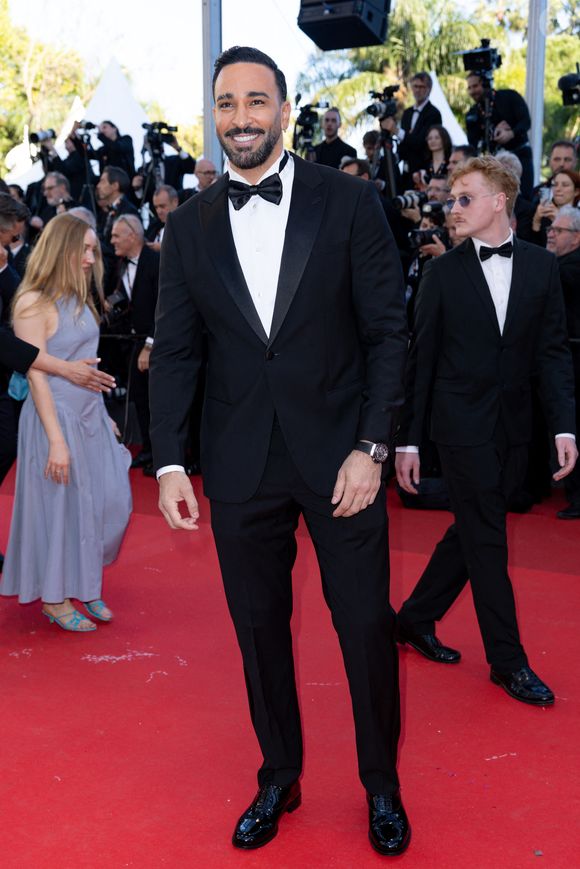 Adil Rami - Montée des marches du film " La vénus électrique " pour la cérémonie d'ouverture du 79ème Festival International du Film de Cannes, le 12 mai 2026. © Olivier Borde /Bestimage