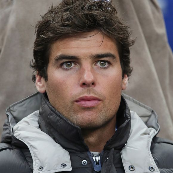 Yoann Gourcuff - People lors de la finale de football de la Coupe de la Ligue, PSG - Lyon (2-1), au Stade de France à Paris. Le 19 avril 2014
CYRIL MOREAU / BESTIMAGE