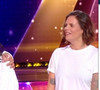 Laure Manaudou ne semblait pas vraiment d'accord avec cette notation.
Capture d'écran, TF1.