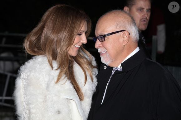 Céline Dion et son mari René Angelil arrivent pour l'enregistrement de l'émission Vivement Dimanche au Studio Gabriel à Paris, France, le 13 novembre 2013. René Angelil, le mari et ancien manager de Céline Dion, est décédé à l'âge de 73 ans, a annoncé la chanteuse.
 Photo by Audrey Poree/ABACAPRESS.COM