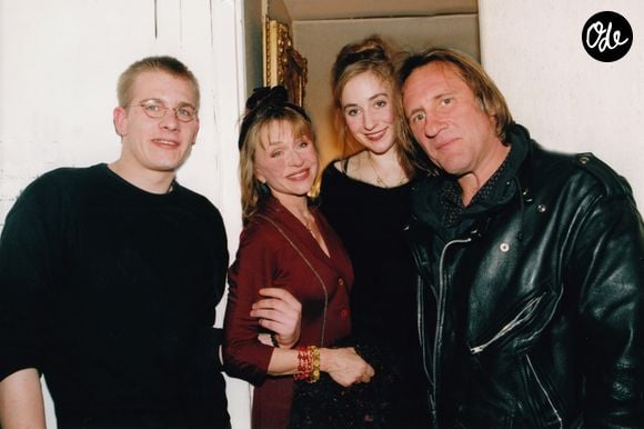 Archive - portrait - Guillaume, Elisabeth et Gérard Depardieu