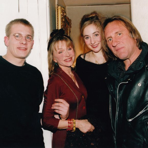 Archive - portrait - Guillaume, Elisabeth et Gérard Depardieu