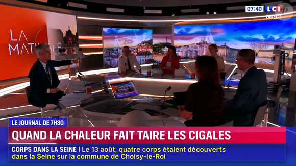 Jean-Baptiste Boursier aux commandes la matinale de LCI