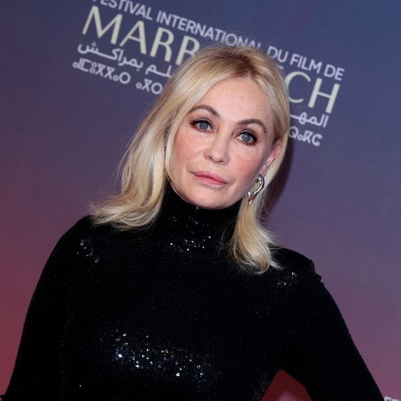 Emmanuelle Béart - Tapis rouge du 21ème Festival du film de Marrakech au Maroc le 5 Décembre 2024. © Dominique Jacovides/Bestimage