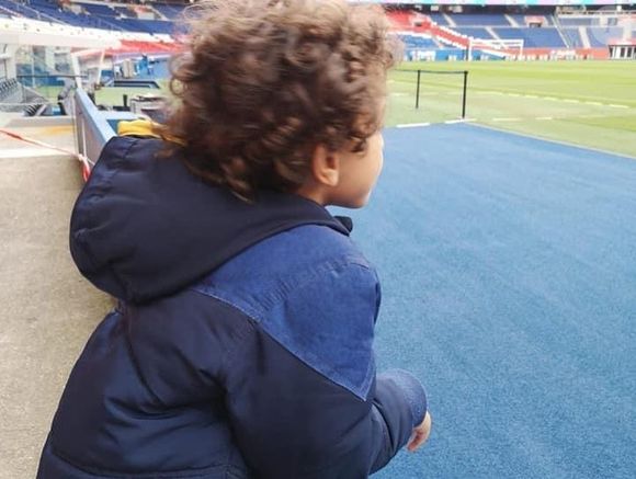 Le fils de Karine Baste