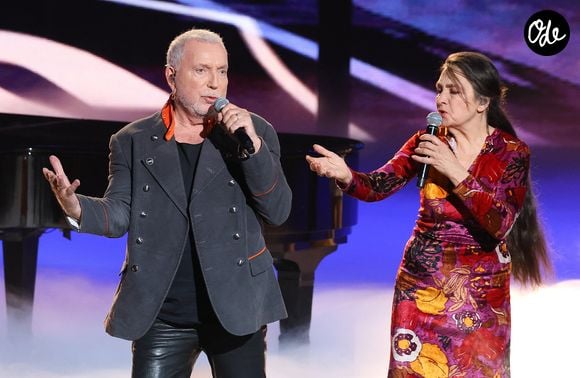 Bernard Lavilliers (Victoire d’honneur pour l’intégralité de sa carrière) et Catherine Ringer - 39ème cérémonie des Victoires de la musique à la Seine musicale de Boulogne-Billancourt, France, le 9 février 2024. © Coadic Guirec/Bestimage
