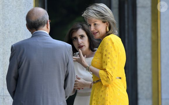 Pas le sien, mais celui de sa soeur Louma. 

Louma Salamé, directrice de la villa Empain et soeur de la journaliste Léa Salamé, Jean Boghossian - La reine Mathilde de Belgique visite l'exposition "Melancholia" à la villa Empain à Bruxelles le 4 juillet 2018
©Photonews / Bestimage