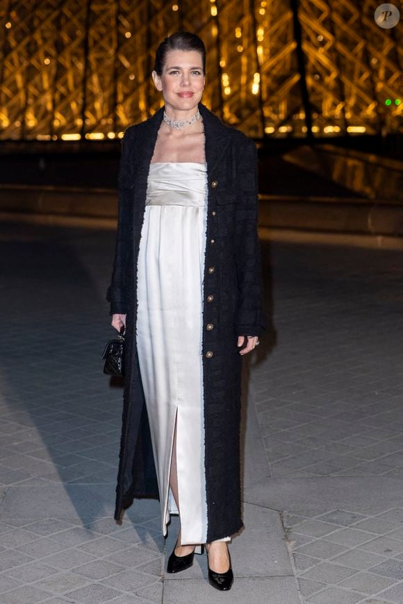Charlotte Casiraghi - Photo Call du « Le Grand Diner du Louvre « lors de la Fashion Week  à Paris le 5 mars 2025. © Olivier Borde /Bestimage