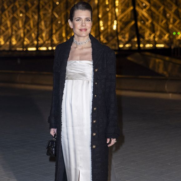 Charlotte Casiraghi - Photo Call du « Le Grand Diner du Louvre « lors de la Fashion Week  à Paris le 5 mars 2025. © Olivier Borde /Bestimage