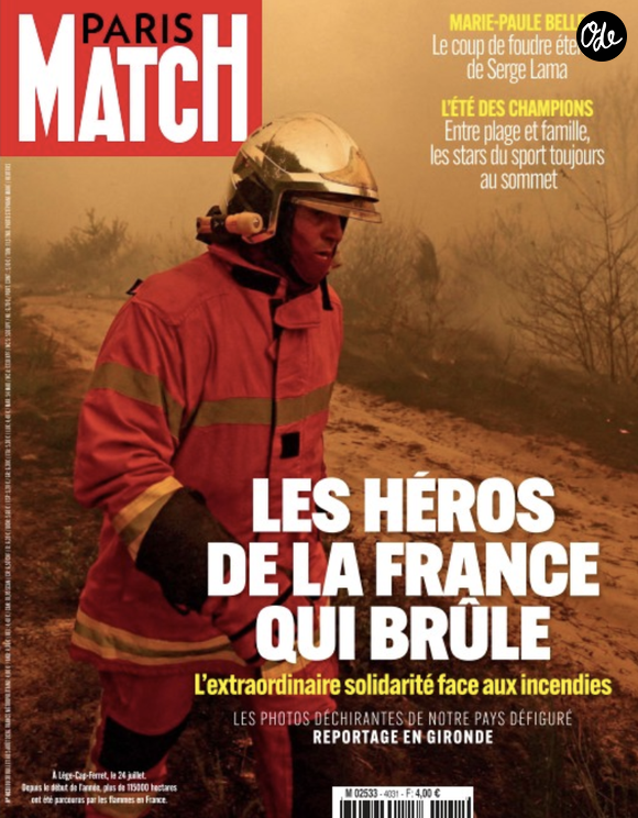 Couverture du magazine Paris Match