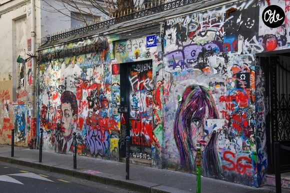 Maison de Serge Gainsbourg (35ème anniversaire de sa mort) à Paris, France, le 2 mars 2026. © Alexandre Fay/PixPlanete/Bestimage