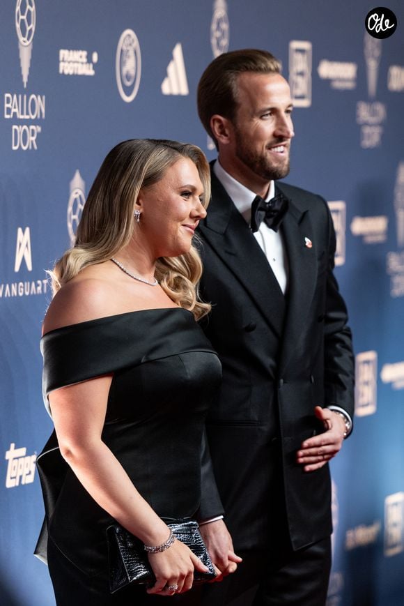 Harry Kane (Ballon d'or 2026) et sa femme Katie Goodland à la 70e cérémonie du Ballon D'Or au Palladium Theatre à Londres le 26 octobre 2026. © Cyril Moreau / Bestimage