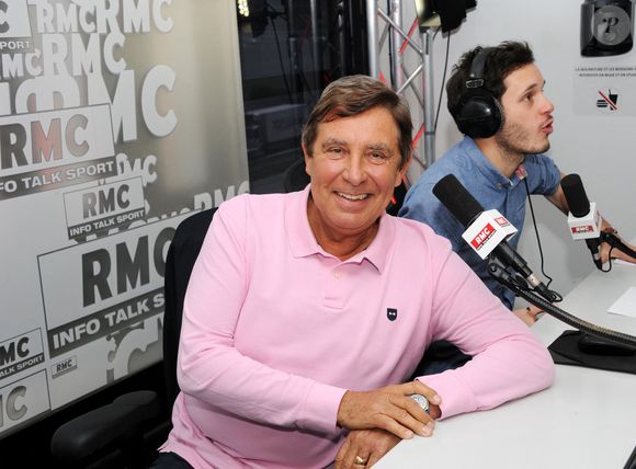 EXCLU - Les adieux de Jean-Pierre Foucault à la radio chez RMC. Locaux de RMC-BFM TV a Paris, France le 4 Juillet 2016. Photo by Alain Apaydin/ABACAPRESS.COM