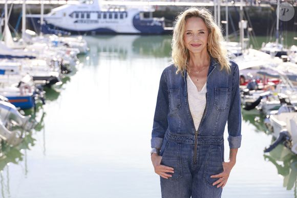 Hélène de Fougerolles de la série Sam, 25e édition du Festival de la fiction télé de La Rochelle, vendredi 15 septembre 2023. © Christophe Aubert via Bestimage