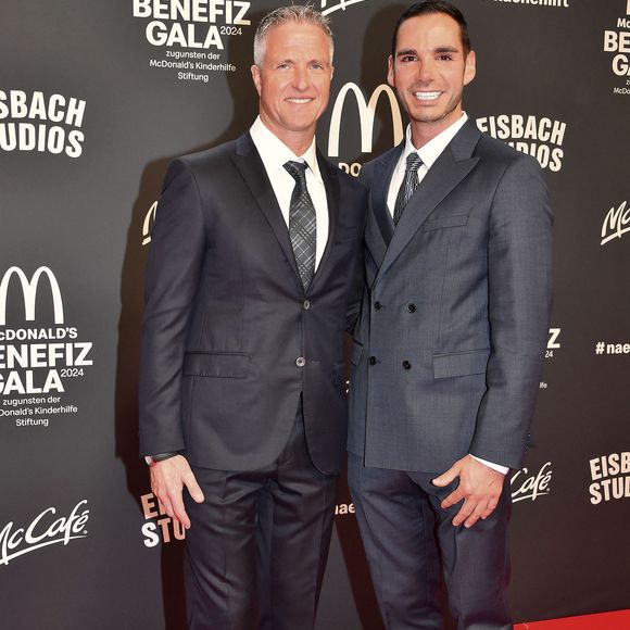 Ralf Schumacher et Etienne Bousquest-Cassagne au 19ème Gala McDonald's au profit de la Fondation d'aide à l'enfance McDonald's à Munich, le 26 octobre 2024.