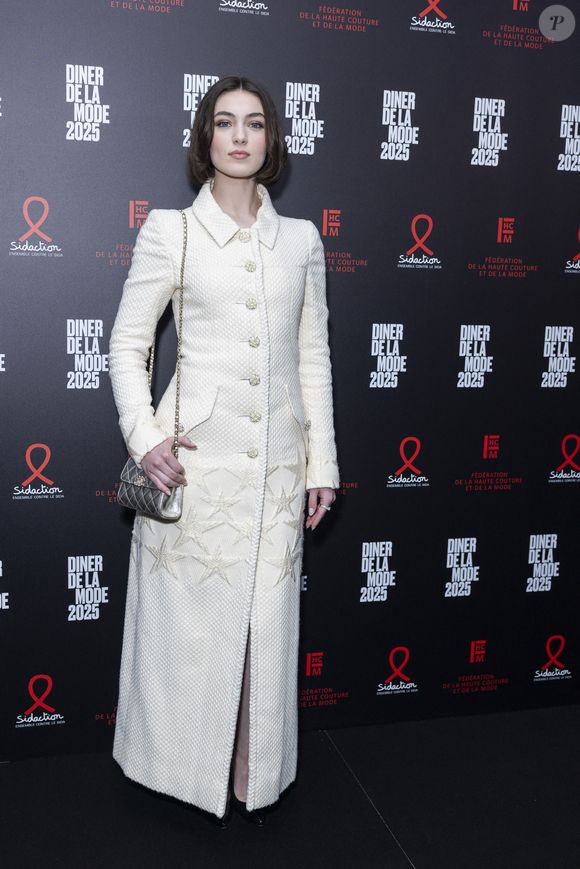 Anamaria Vartolomei au photocall du 22ème dîner de la mode pour le Sidaction à Paris le 30 janvier 2025.
© Olivier Borde / Bestimage