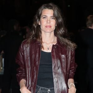 Charlotte Casiraghi - Célébrités au Défilé Chanel, Collections Prêt-à-porter Printemps / Eté 2026, dans le cadre de la Fashion Week de Paris. Au Grand Palais à Paris, France, le 06 Octobre 2025. 

© Bertrand Rindoff / Bestimage