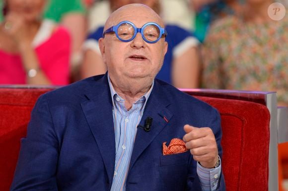 Jean-Pierre Coffe - Enregistrement de l'émission "Vivement Dimanche" à Paris le 13 mai 2015 et qui sera diffusée le 17 Mai 2015. Invité principal Charlotte de Turckheim