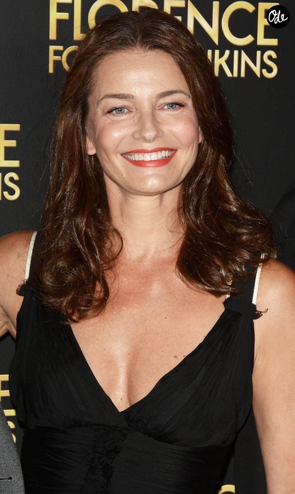 Paulina Porizkova lors de la première de "Florence Foster Jenkins" à New York, le 9 août 2016.