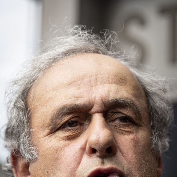Michel Platini - M.Platini et S.Blatter, l’ancien président de la Fifa, acquittés en appel dans l'affaire des "deux millions de francs suisses" à Muttenz (Suisse), le 25 mars 2025. 
© Elyxandro Cegarra / Bestimage