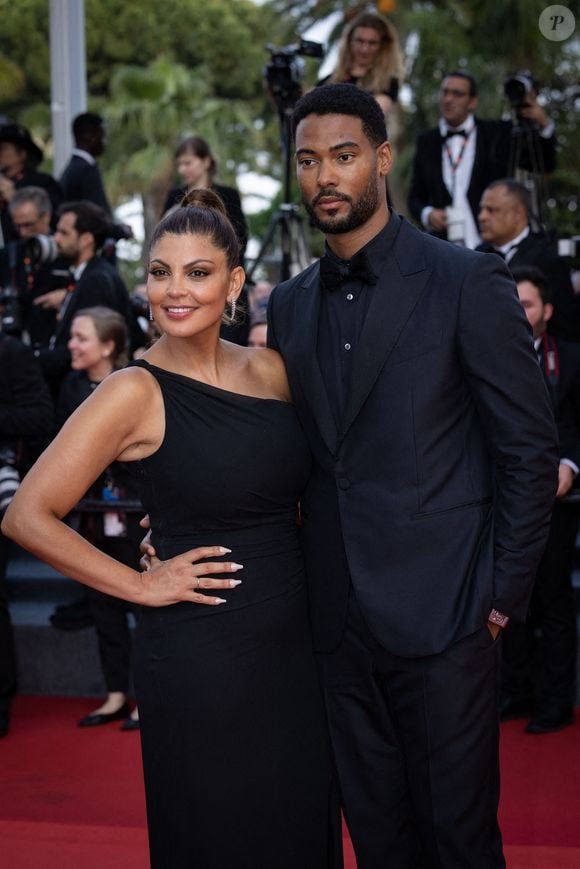 Nawell Madani et Djebril Zonga assistent au tapis rouge de "Firebrand (Le Jeu De La Reine)" lors du 76ème festival de Cannes au Palais des Festivals le 21 mai 2023 à Cannes, France. Photo by Shootpix/ABACAPRESS.COM