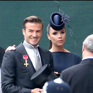 Un clin d'oeil qui fera sans doute chaud au coeur de la principale intéressée

David et Victoria Beckham - Arrivée des personnalités au mariage du prince William avec Kate Middleton à l'abbaye de Westminster le 29 avril 2011 CYRIL MOREAU / BESTIMAGE